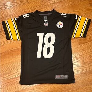 Nike Kids Black and Yellow Diontae Johnson Football Jersey